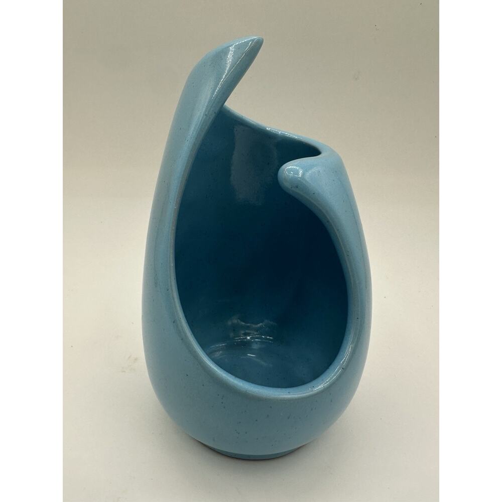 Frankoma Pottery Vintage Votive Holder Robin's Egg Blue